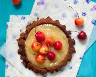 Тарталетки с лимонной помадкой