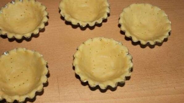 тарталетки с лимоном