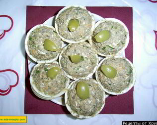 Тарталетки с печенью