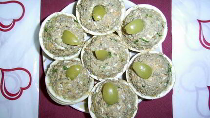 Тарталетки с печенью