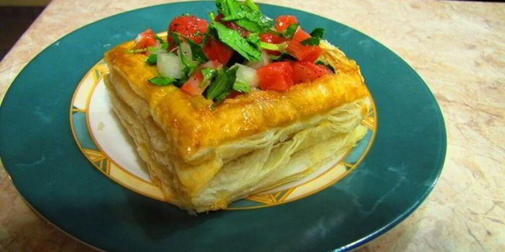 Рецепт тарталеток с семгой и форелью