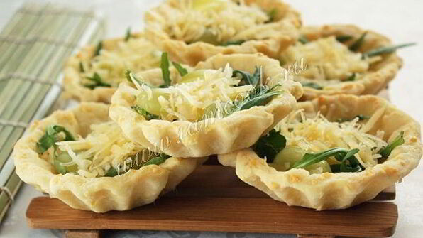 тарталетки с сыром