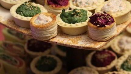 Тарталетки с цветной начинкой