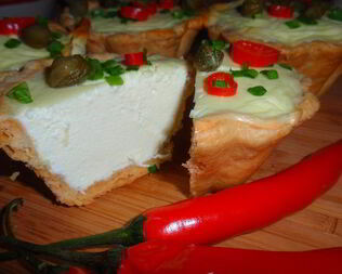 Творожные тарталетки с огоньком