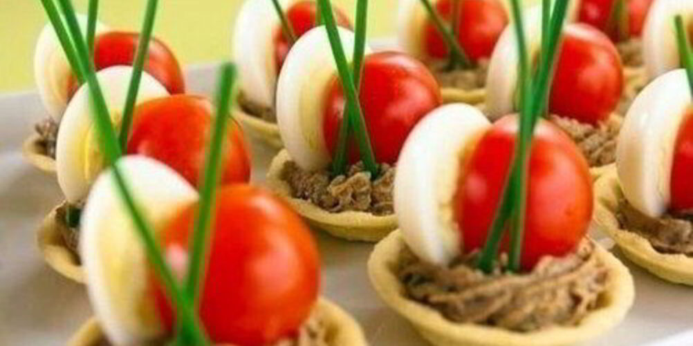 Рецепт закусочных тарталеток с печеночным муссом