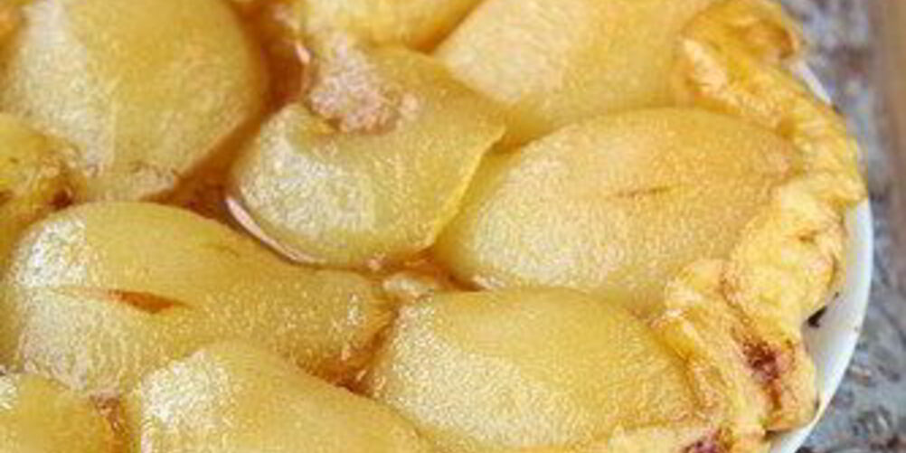 Рецепт грушевого тарта татен со слоеным тестом