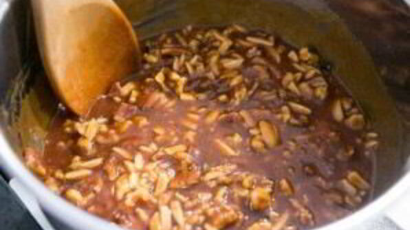 карамельно-ореховый тарт