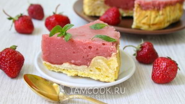 клубничный тарт