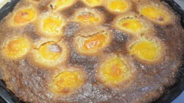 тарт с абрикосовым фражипаном