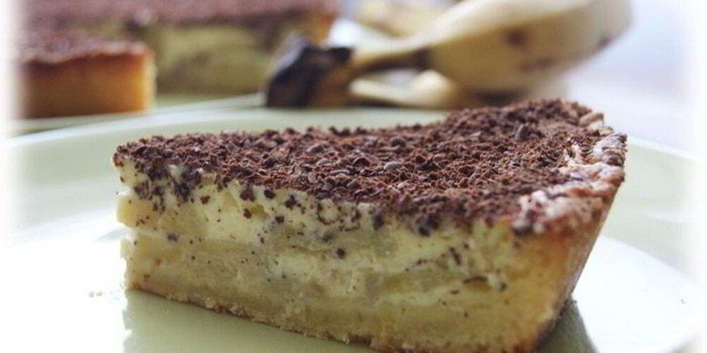 Рецепт тарта с бананом и рикоттой