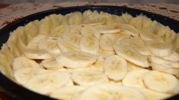 тарт с бананом и рикоттой