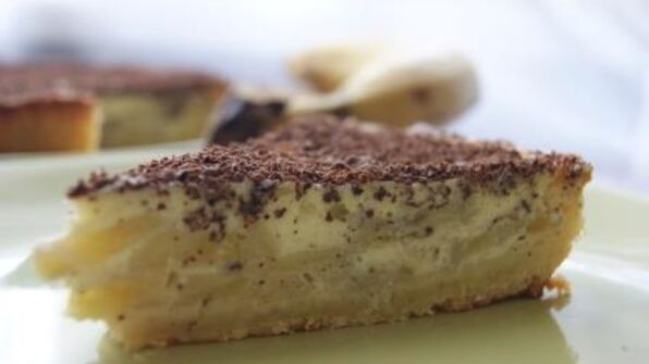 тарт с бананом и рикоттой