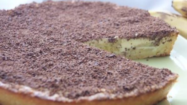 тарт с бананом и рикоттой