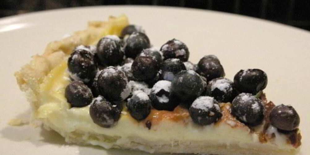 Рецепт тарта с голубикой