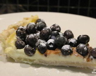 Тарт с голубикой