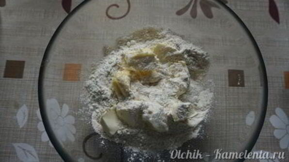 тарт с грушами и миндалем