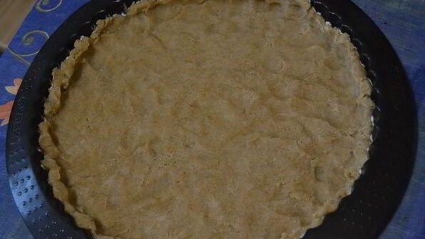 тарт с курицей, грибами и сладким перцем