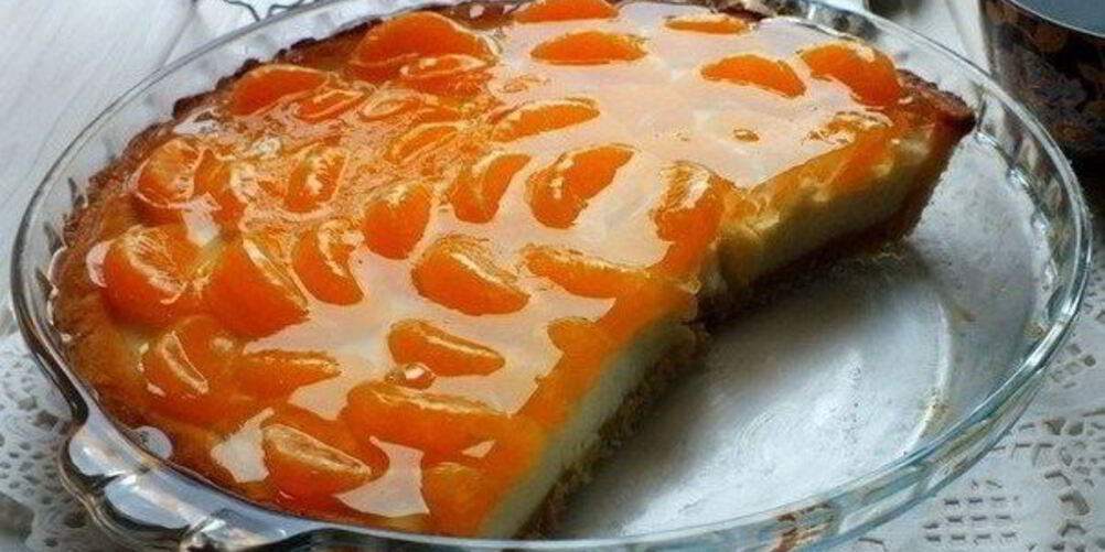 Рецепт тарта с мандаринами