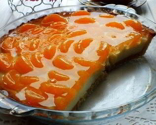 Тарт с мандаринами