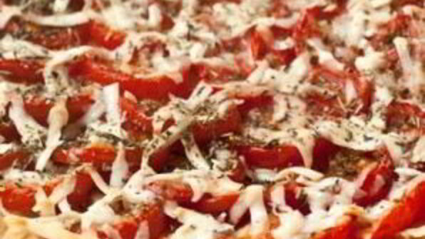 тарт с помидорами черри