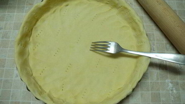 тарт с рыбой и творожным сыром