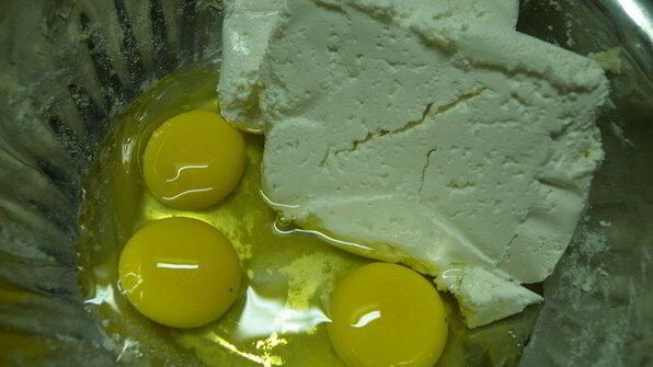 тарт с рыбой и творожным сыром