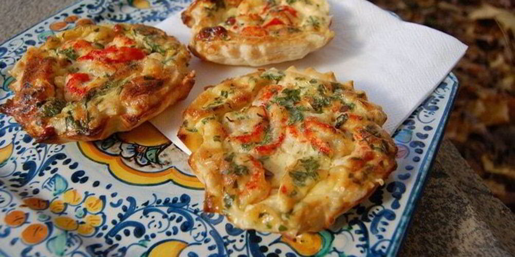 Рецепт тартов с раковыми шейками и зеленью