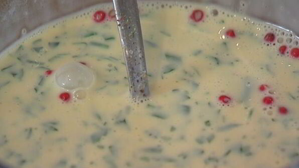 тарты с раковыми шейками и зеленью