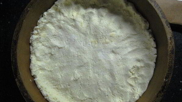 творожный тарт с кабачковой начинкой