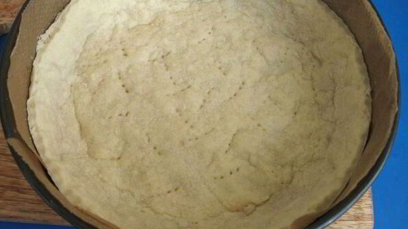 творожный тарт с мандариновым соусом