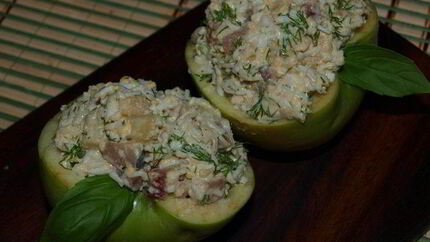 Яблоки с сельдью