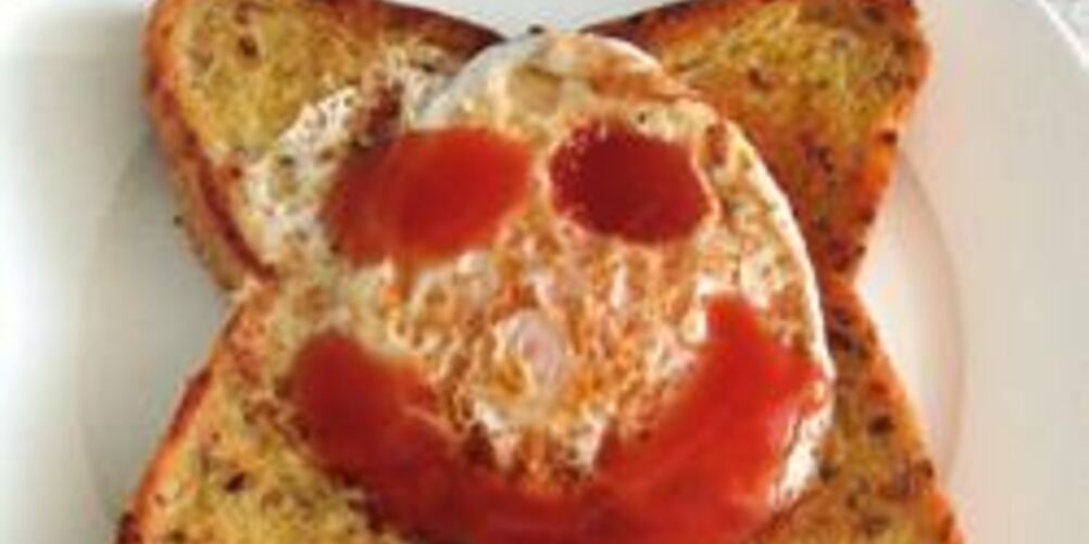 Рецепт веселой яичницы