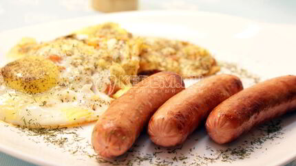 Яичница на завтрак