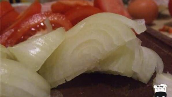 яичница в слоеном тесте