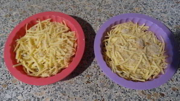 запечённая глазунья с вялеными томатами