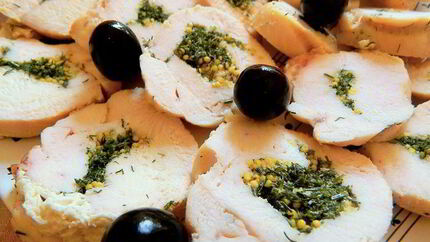 Закуска из куриной грудки Раковые шейки