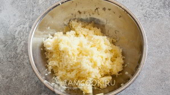 закуска картошка с крабовыми палочками