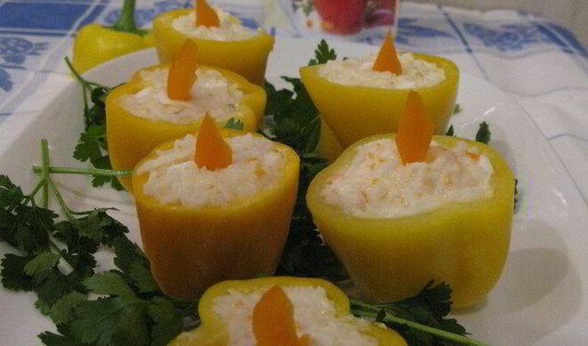 Закуска Новогодние свечи