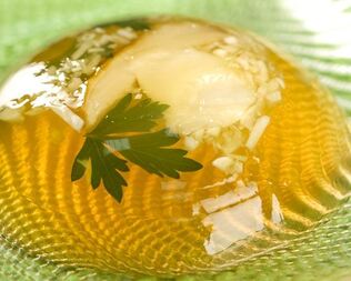 Заливное из белых грибов