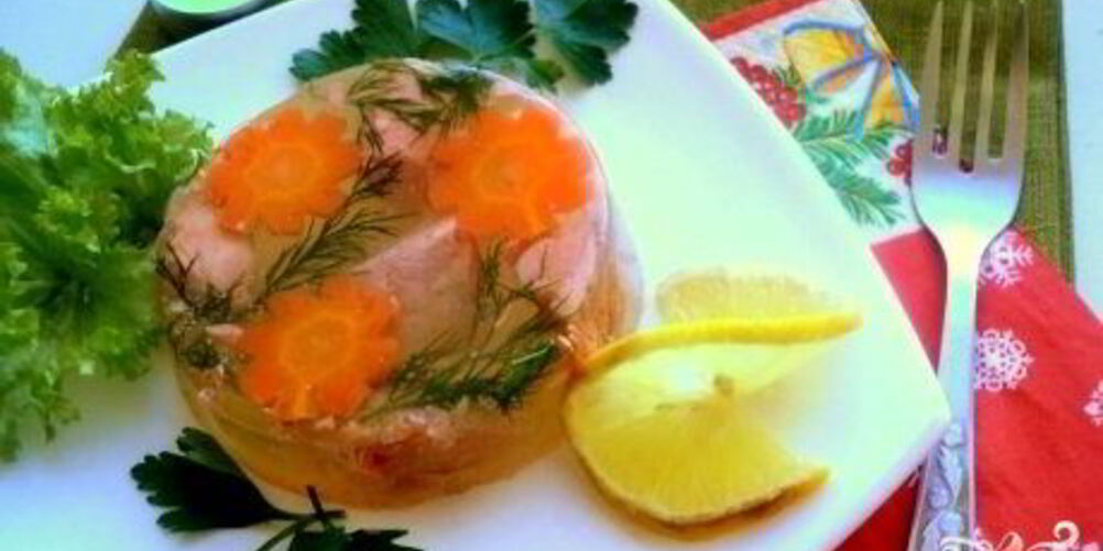 Рецепт заливного из семги