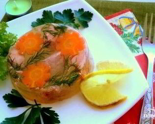 Заливное из семги