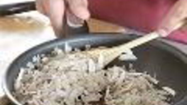 куриный жюльен с грибами