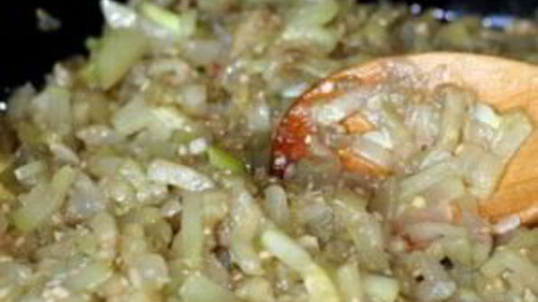 жульен из баклажанов и кабачков