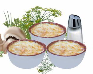 Жульен классический с копченой курицей