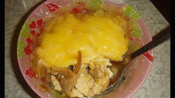 жульен с курицей и грибами