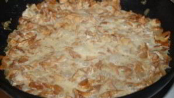 жульен с лисичками