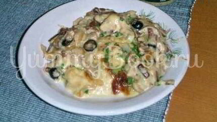 Жюльен грибной с овощами