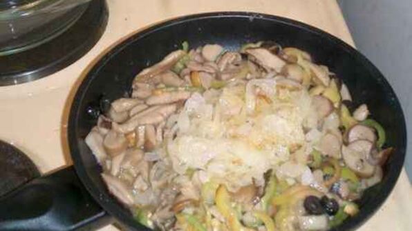 жюльен грибной с овощами