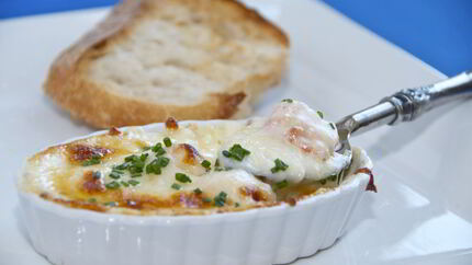 Жюльен из красной рыбы