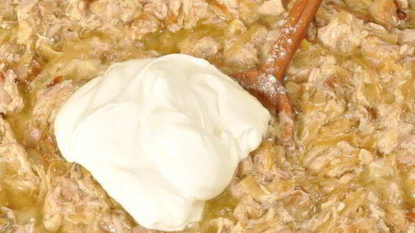 жюльен из курицы с грибами